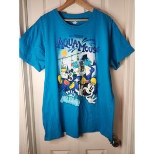 Disney Cruise Line Wish Aqua Mouse Mickey & Minnie T-Shirt